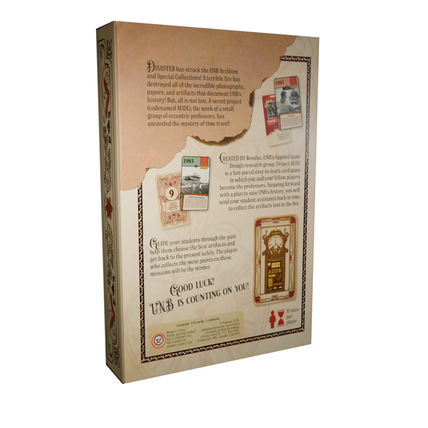 UNB History Card Game Project AUDE