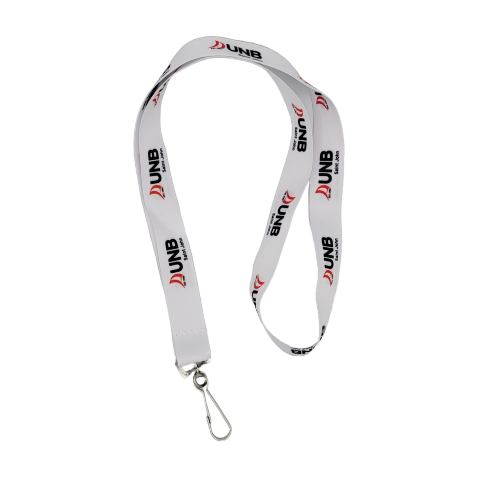 UNBSJ Lanyard White
