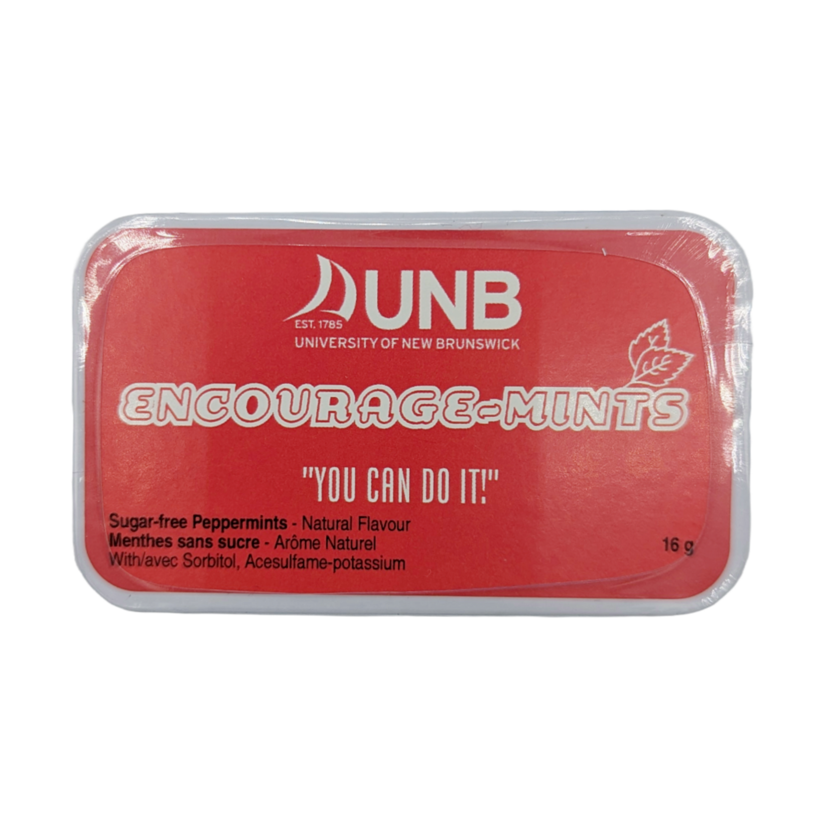 UNB "Encourage-Mints" Tin - 16g.