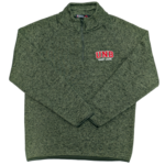 1/4 Zip Heather Fleece Sweater - UNB Saint John