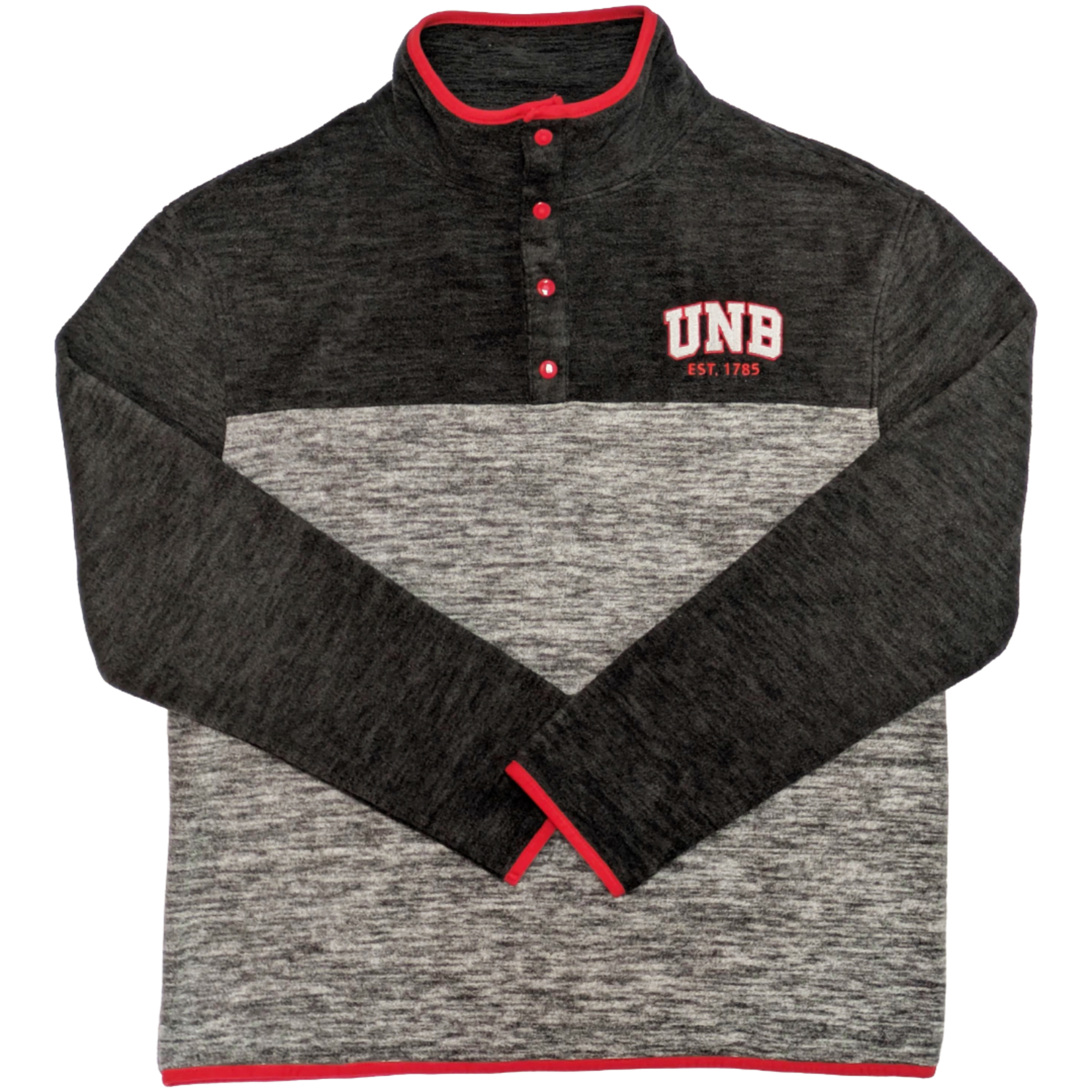 Unisex Polar Fleece Top - Charcoal/Grey