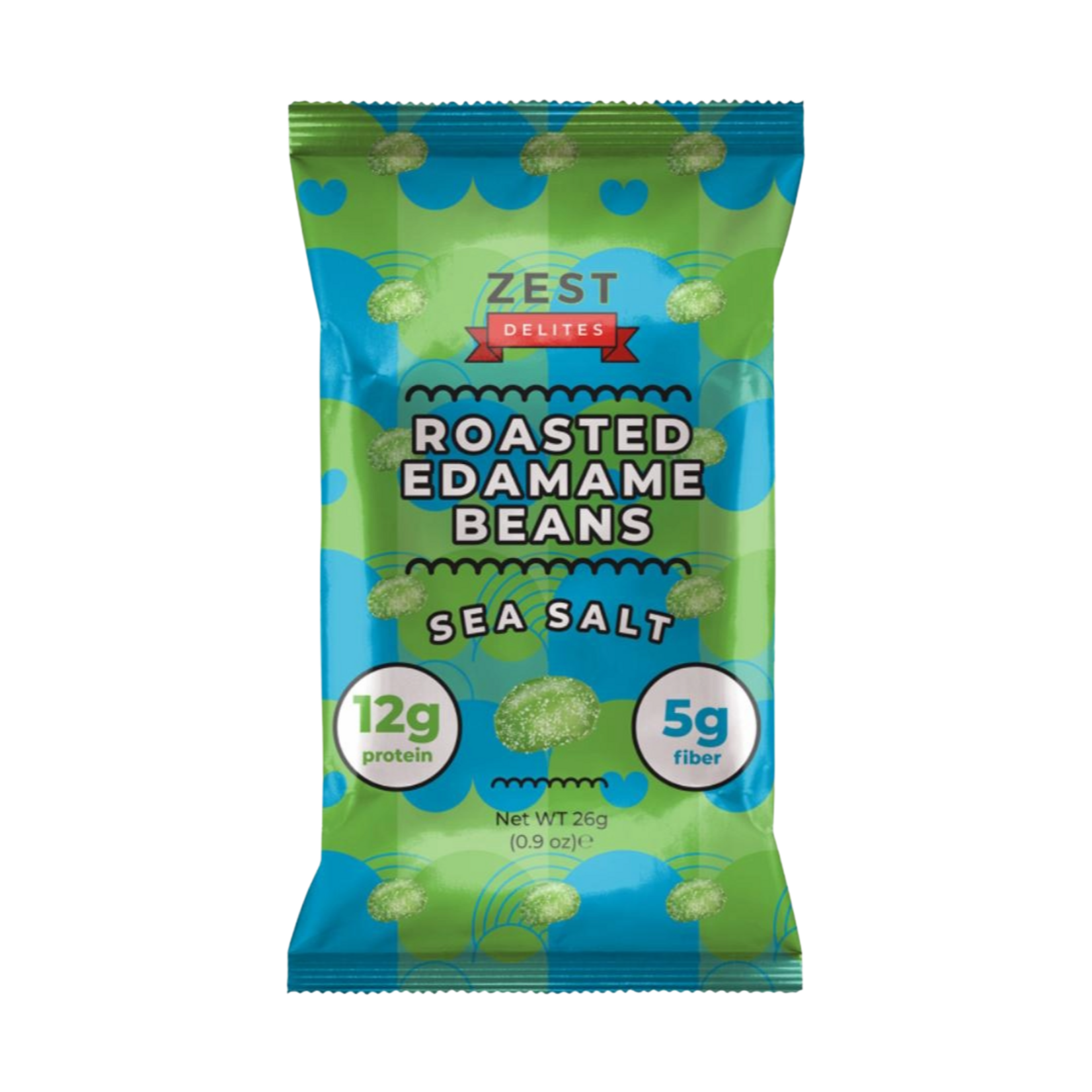 Zest Roasted Edamame Beans - Sea Salt 26g
