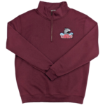 Seawolves Seawolves 1/4 Zip Sweater Maroon 2XL