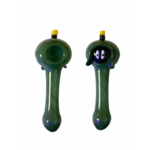 Crush Glass GREEN HELMET MARTIAN PIPE