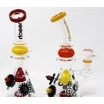 Cheech CHEECH GLASS- 10” recycled rig with gears,red