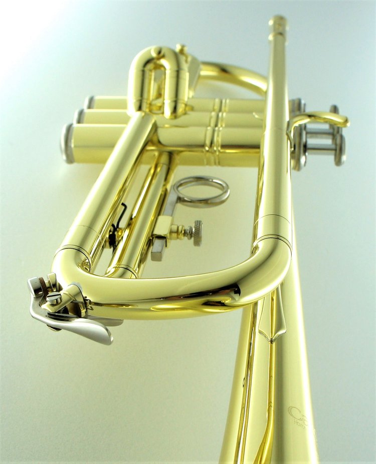 CarolBrass CarolBrass Beginner Trumpet with Yellow Brass Lacquer Finish CTR-1000H-YSS-Bb-L