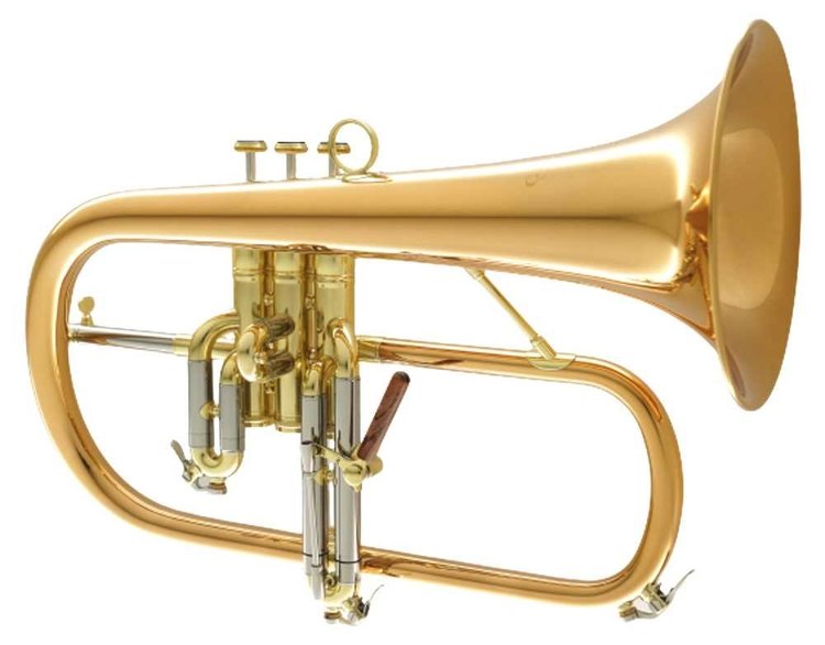 CarolBrass Professional Red Brass Flugelhorn CFL-6200-RSS-Bb-L
