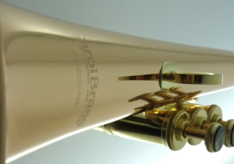 CarolBrass Professional Red Brass Flugelhorn CFL-6200-RSS-Bb-L