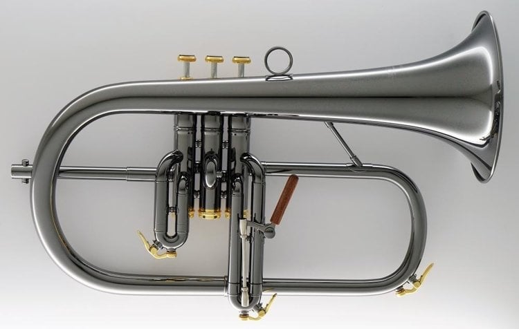 CarolBrass CarolBrass Blackhawk Series Professional Black Gold Flugelhorn CFL-6200-GSS-Bb-BG