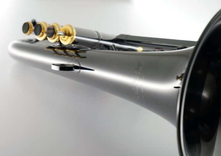 CarolBrass CarolBrass Blackhawk Series Professional Black Gold Flugelhorn CFL-6200-GSS-Bb-BG