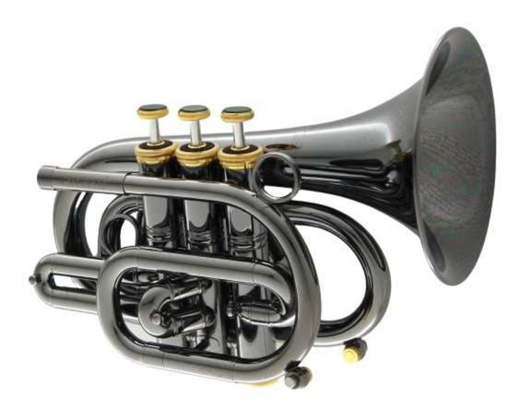 CarolBrass CarolBrass Blackhawk Series Classic Pocket Black Gold Trumpet CPT-3000-GLS-Bb-BG