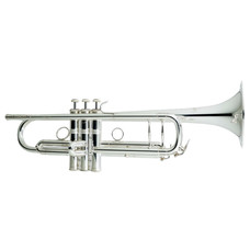 CarolBrass CarolBrass Professional Trumpet with Silver Plated Finish CTR-5060H-GSS-Bb-S