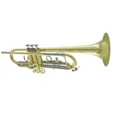 CarolBrass CarolBrass Intermediate Trumpet with Yellow Brass Lacquer Finish CTR-3250H-YSS-Bb-L