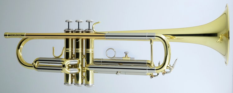 CarolBrass CarolBrass Intermediate Trumpet with Yellow Brass Lacquer Finish CTR-3250H-YSS-Bb-L