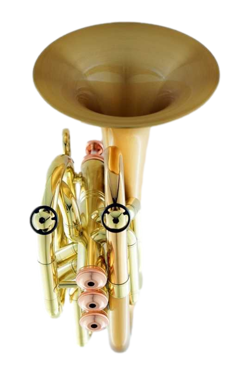 CarolBrass CarolBrass Classic Pocket Trumpet with Red Brass Finish (DT Custom) CPT-3002-RLM(D)-Bb_SLB.AS