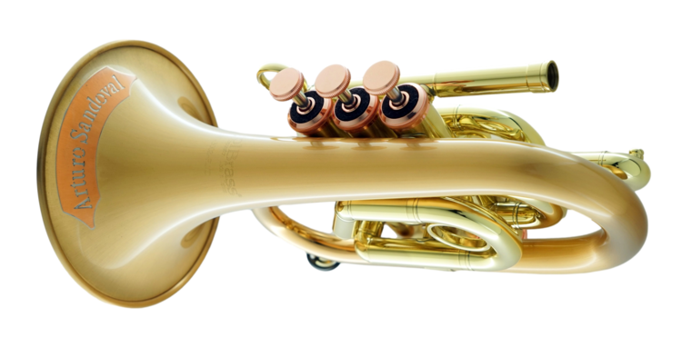 CarolBrass CarolBrass Classic Pocket Trumpet with Red Brass Finish (DT Custom) CPT-3002-RLM(D)-Bb_SLB.AS