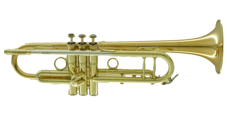 CarolBrass CarolBrass Professional Trumpet with Gold Brass Lacquer Finish CTR-5060H-YSS-Bb-L