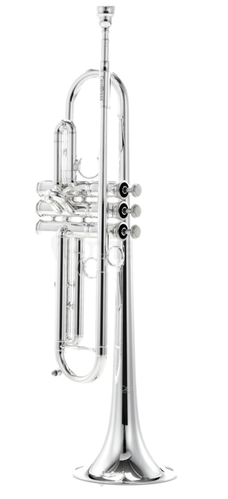 CarolBrass CarolBrass Intermediate Trumpet with Silver Plated Finish  CTR-4000H-YSS-Bb-S
