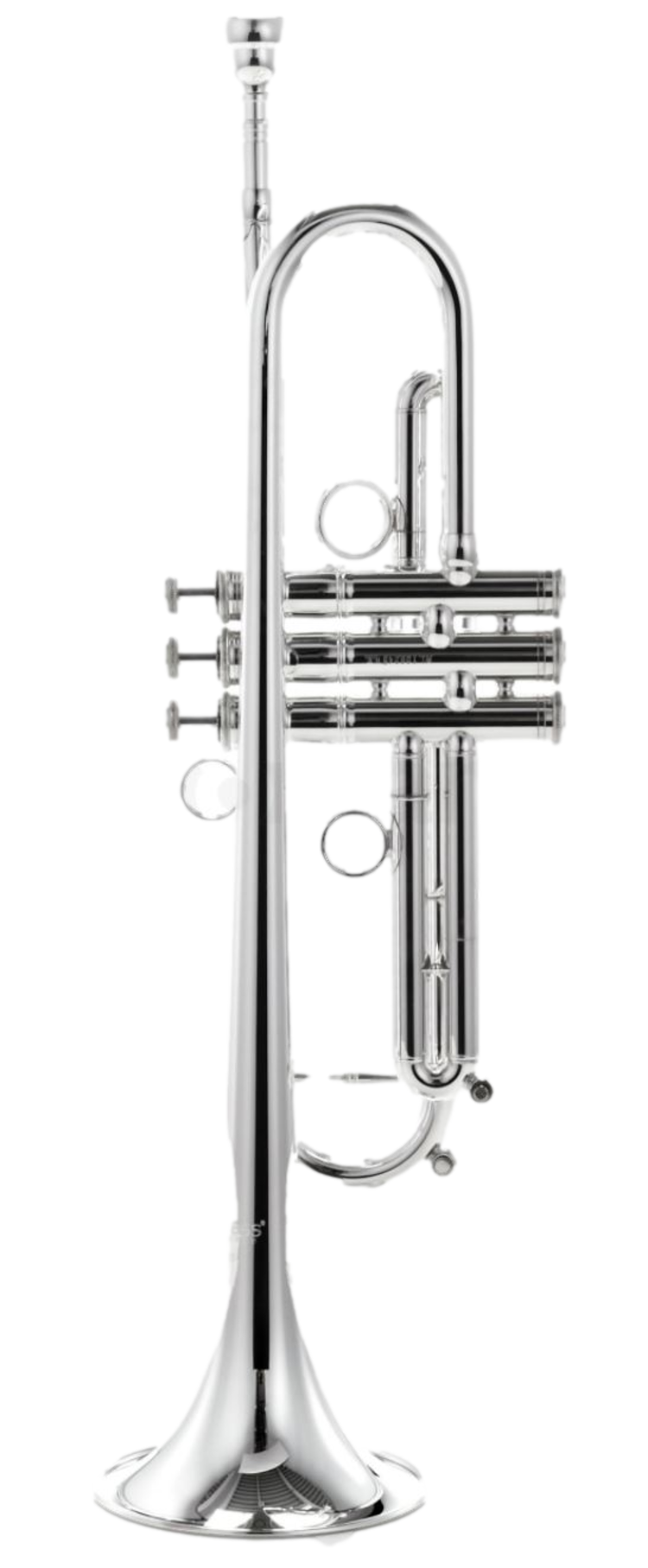 CarolBrass CarolBrass Intermediate Trumpet with Silver Plated Finish  CTR-4000H-YSS-Bb-S