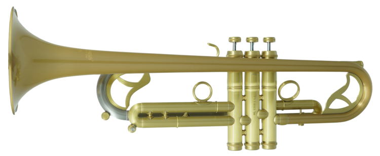 CarolBrass CarolBrass Satin Lacquer Professional Trumpet (CTR-7660L-GSS-Bb-SL)