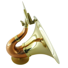 CarolBrass CarolBrass Red Brass Trumpet III Desk Speaker