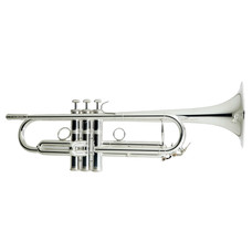 CarolBrass CarolBrass Professional Trumpet with Silver Plated Finish CTR-5000L-YSS-Bb-S