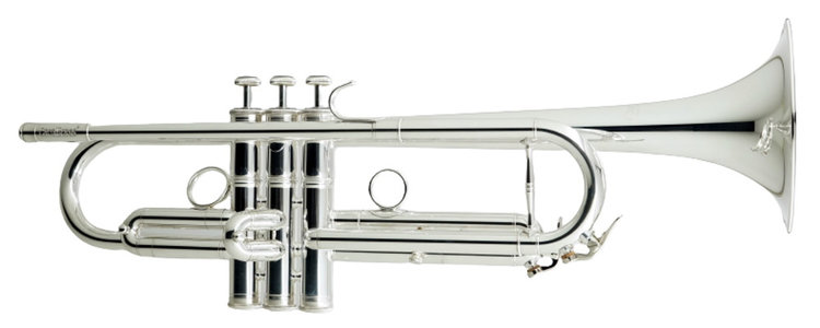 CarolBrass CarolBrass Silver Plated Intermediate Trumpet (CTR-5000L-YLT-Bb-S)