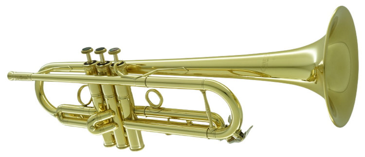 CarolBrass CarolBrass Professional Trumpet with Yellow Brass Lacquer Finish CTR-5000L-YSS-Bb-L