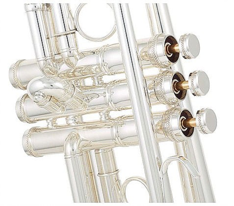 CarolBrass CarolBrass Silver Plated Professional Trumpet (CTR-8880H-GST-Bb-S)