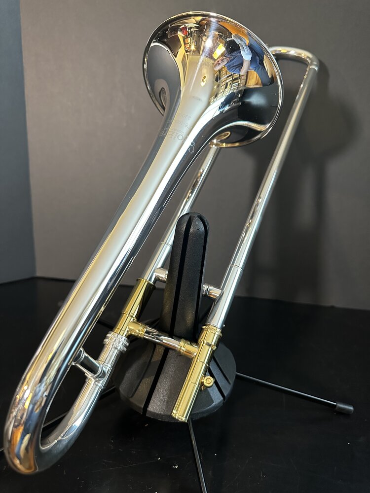 CarolBrass CarolBrass Mini Trombone CTB-1005-YSS-Bb-S ***Rare Silver Model***