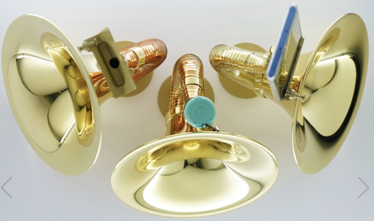 CarolBrass CarolBrass Desk Trumpet III  (Yellow Brass)