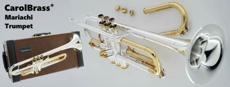 CarolBrass CarolBrass Trumpet CTR-5000L-GST-Bb-SRL Mariachi