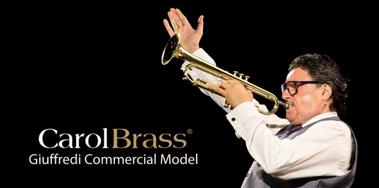 CarolBrass CarolBrass Trumpet Andrea Giuffredi "Commercial" Model - Silver Finish