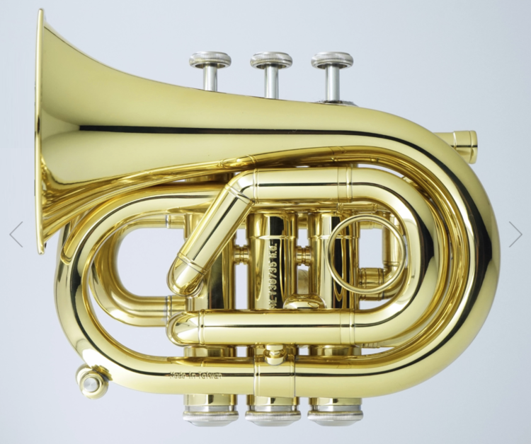 CarolBrass CarolBrass Mini Pocket Trumpet CPT-1000-YSS-Bb-L