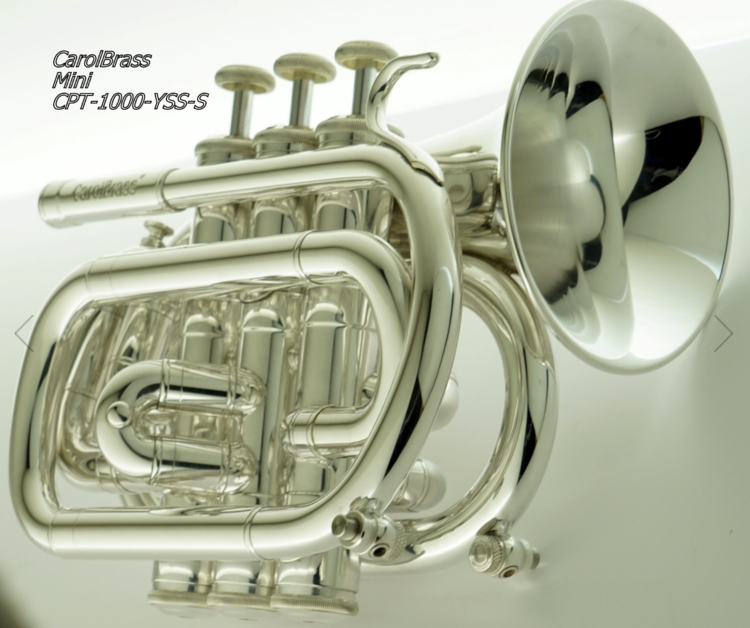 CarolBrass CarolBrass Mini Pocket Trumpet CPT-1000-YSS-Bb-S