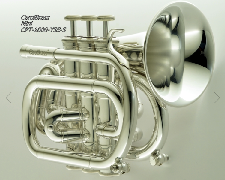 CarolBrass CarolBrass Mini Pocket Trumpet CPT-1000-YSS-Bb-S