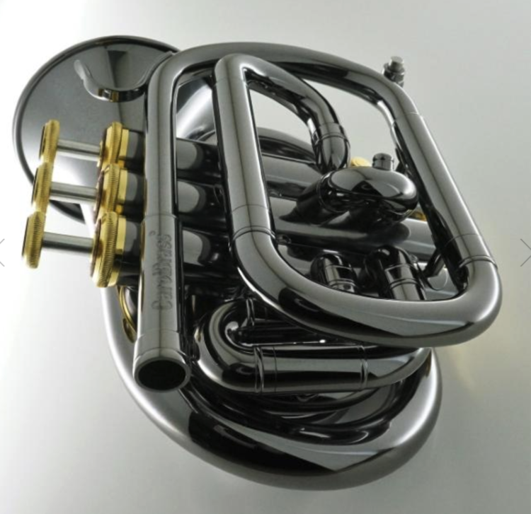 CarolBrass CarolBrass Mini Pocket Trumpet CPT-1000-YSS-Bb-BG