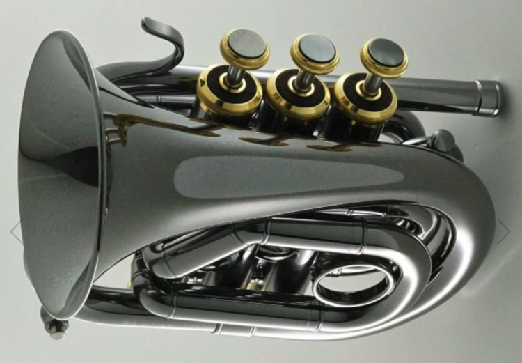 CarolBrass CarolBrass Mini Pocket Trumpet CPT-1000-YSS-Bb-BG