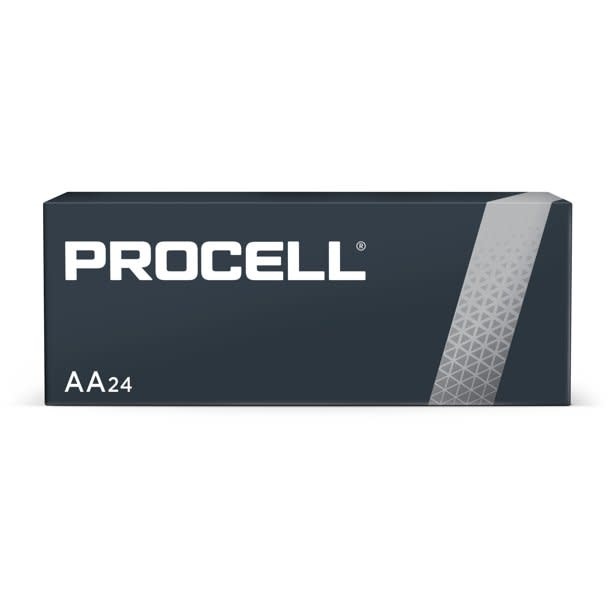 Procell Battery, Non-Rechargeable Alkaline, 1.5 V, AA, 24 Pack (243-PC1500BKD)