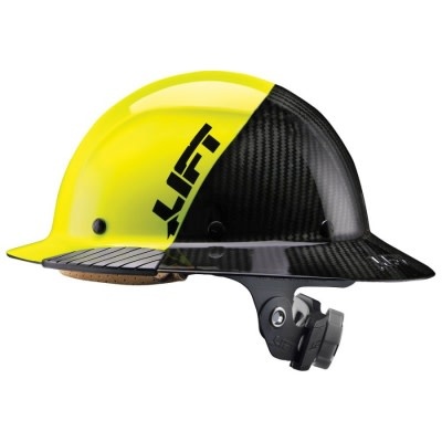 Lift Safety DAX Carbon Fiber Full Brim Hard Hat