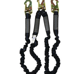 Safe Keeper Dingo Core™ 4.5-6ft Dual-Leg Internal Shock-Absorbing Elastic Lanyard