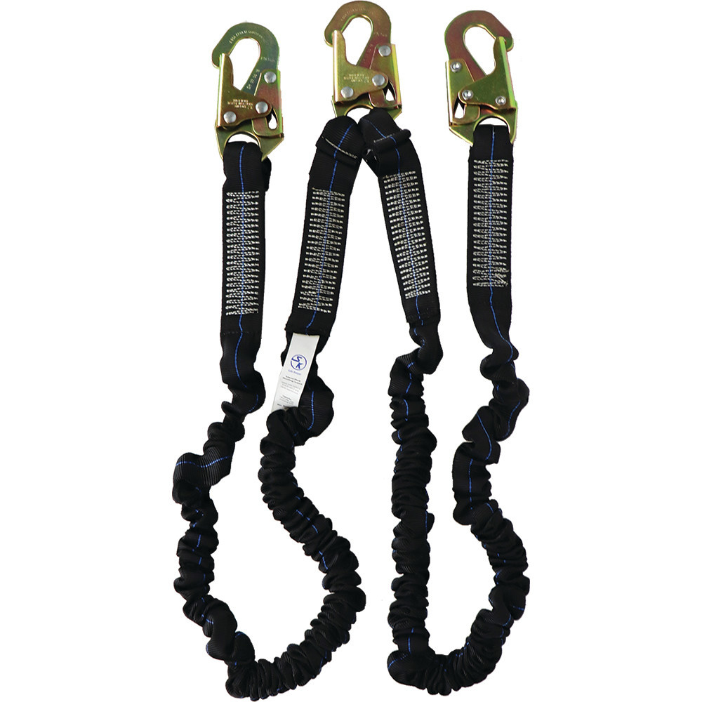 Safe Keeper Dingo Core™ 4.5-6ft Dual-Leg Internal Shock-Absorbing Elastic Lanyard