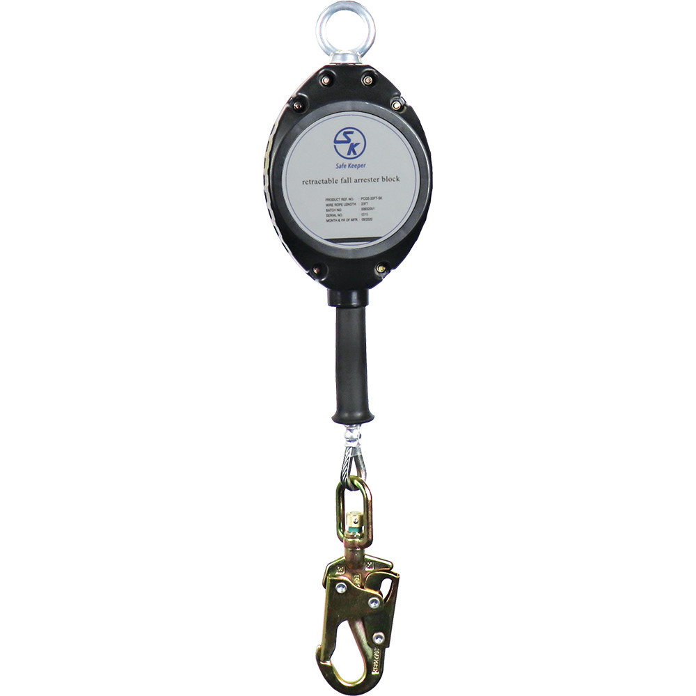 Safe Keeper Walkabout Robust™ 20ft Cable Wire Self-Retracting Lifeline