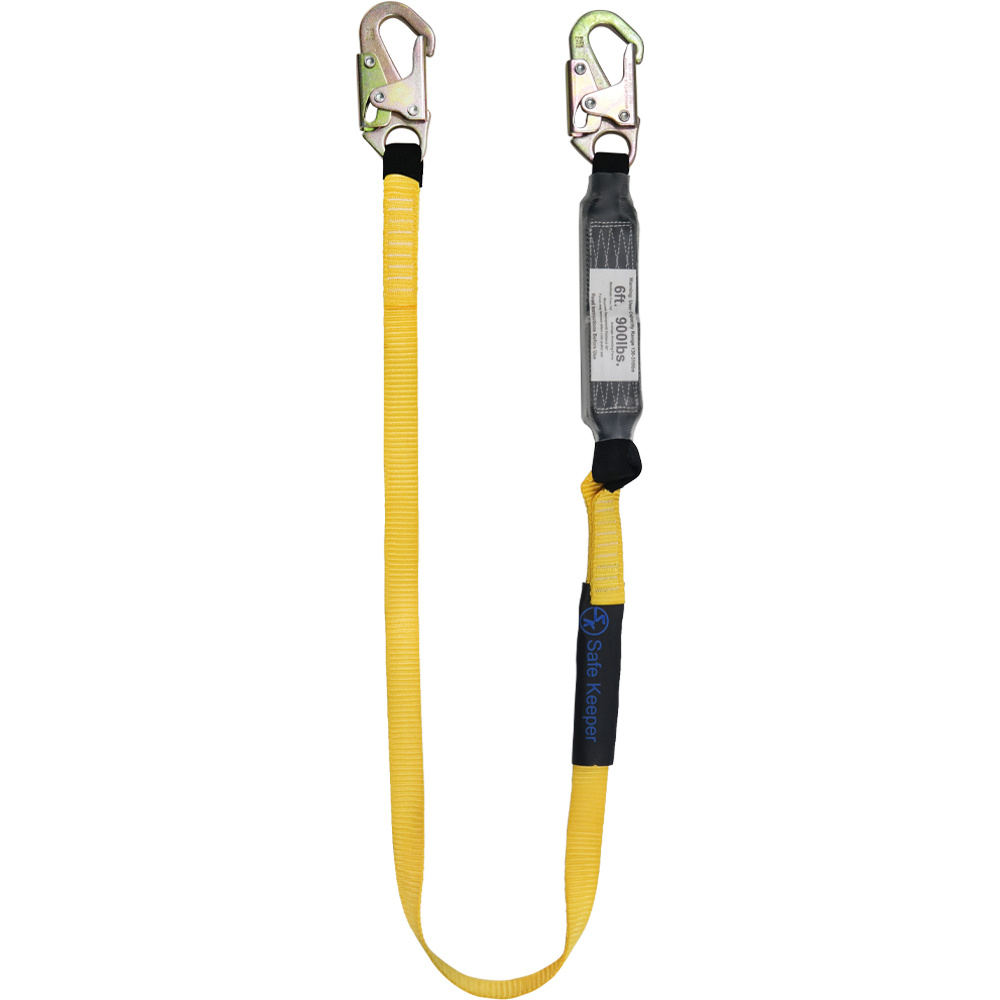 Safe Keeper Dingo Core™ 6-Foot External Shock-Absorbing Lanyard - Safety  Solutions and Supply