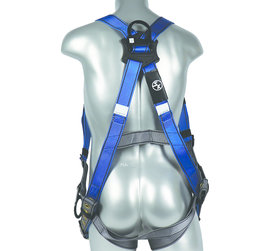 Safe Keeper Grizzly Economy™ 5-Point Adjustable Full-Body Harness with Dorsal and Two Side D-Rings