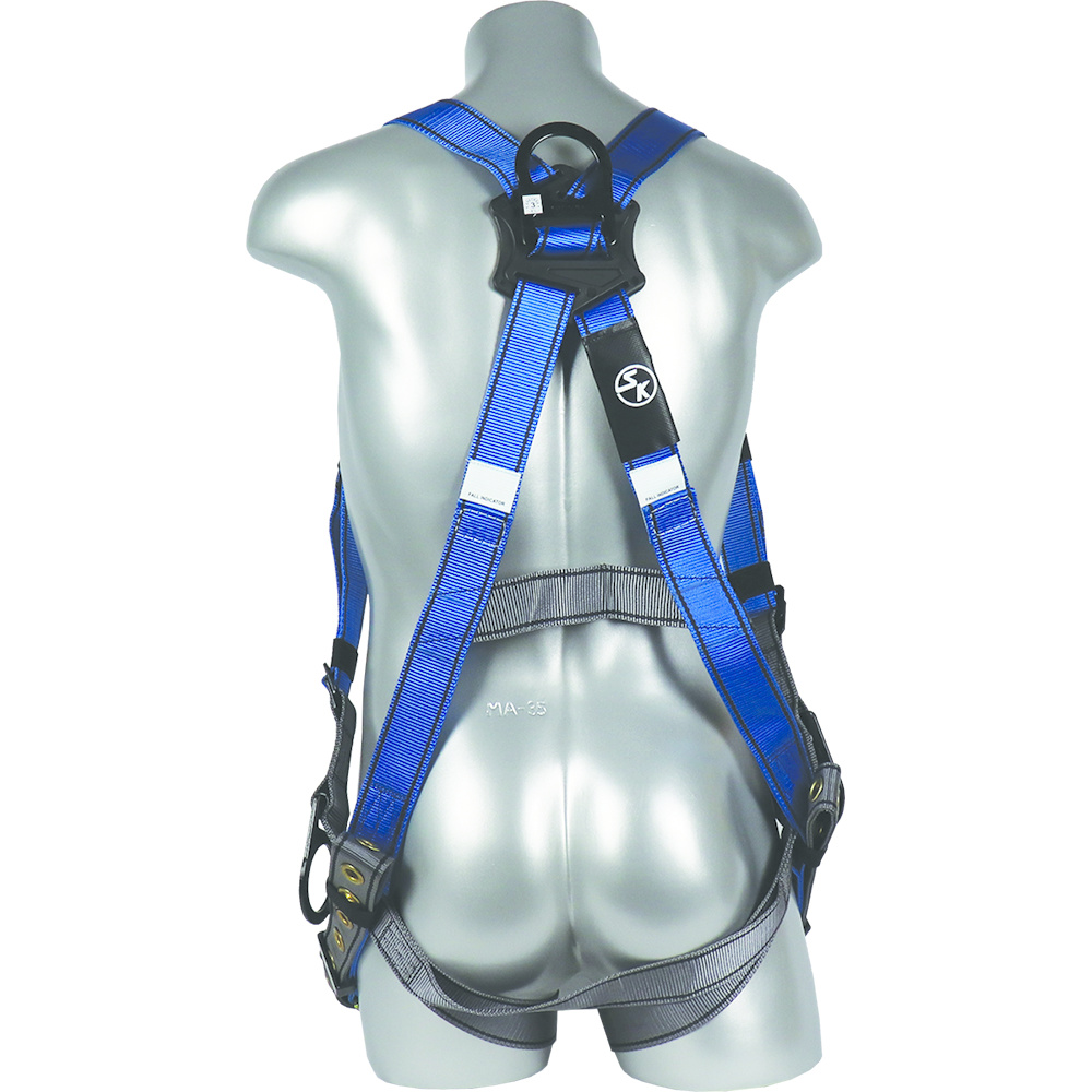 Safe Keeper Grizzly Economy™ 5-Point Adjustable Full-Body Harness with Dorsal and Two Side D-Rings