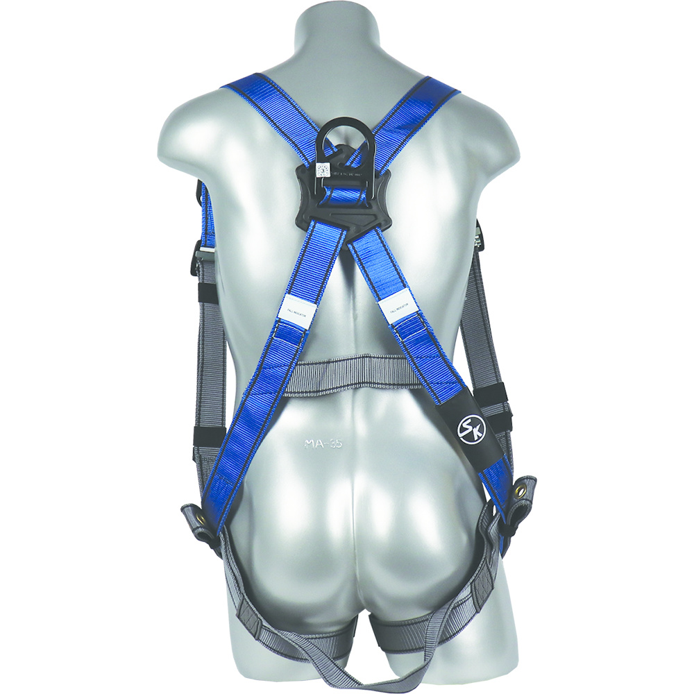 Safe Keeper Grizzly Economy™ 5-Point Adjustable Full-Body Harness with Dorsal D-Ring and Spring Buckles