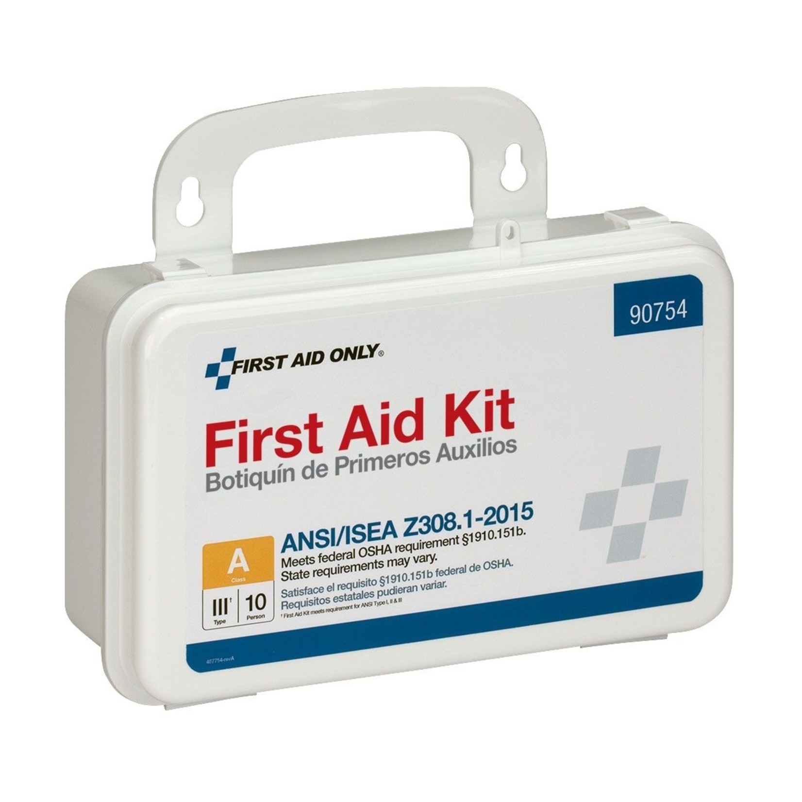 First Aid Only 10 Person Bulk Plastic First Aid Kit, ANSI Compliant
