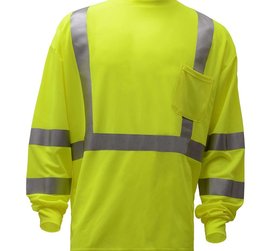 GSS Safety Safety Long Sleeve T-Shirt with Chest Pocket