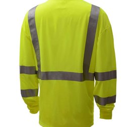GSS Safety Safety Long Sleeve T-Shirt with Chest Pocket